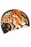 Силиконовая шапочка для плавания TIGER, Black от магазина Best-Swim.ru