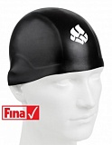 Стартовая силиконовая шапочка R-CAP FINA Approved, Black, MadWave от магазина Best-Swim.ru
