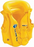 58660 Жилет надувной (желтый) "Intex" Для детей от 3 до 6 лет, весом 18-30кг.  от магазина Best-Swim.ru