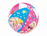 93201 Мяч надувной Barbie (51см) Bestway от 2 лет. от магазина Best-Swim.ru