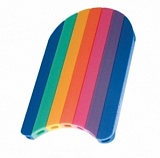 4287 Доска для плавания Kickboard  разноцветная без прорезей Р.48 Х 30 Х 3 СМ "ФЭШИ" | для пловцов | BestSwim.ru