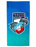 Полотенце Mad Wave Challenge, 70 х140, Blue/Red от магазина Best-Swim.ru